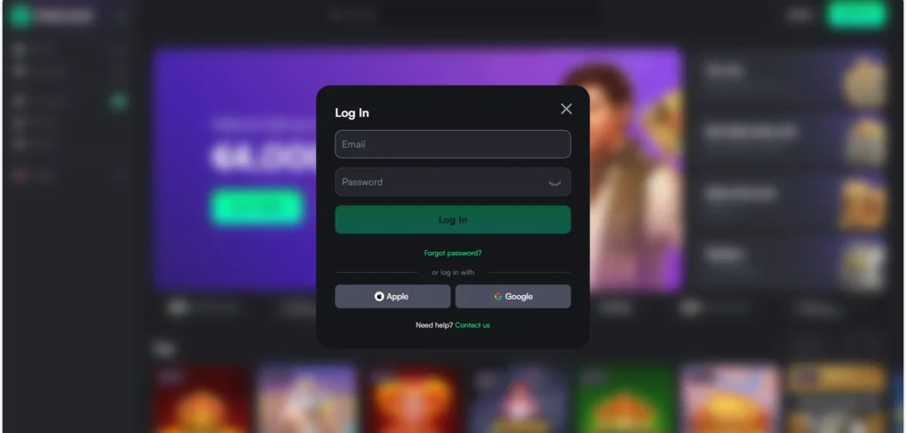 TrueLuck Casino login