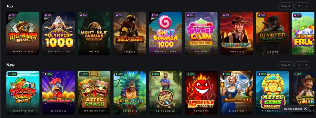 TrueLuck Casino library